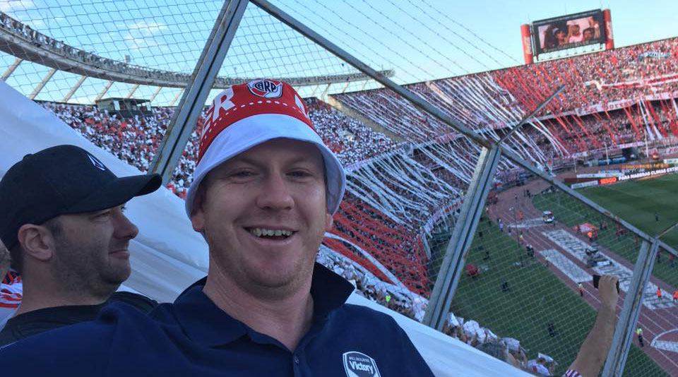 Paddy enjoying sport in South America Paddy enjoying sport in South America