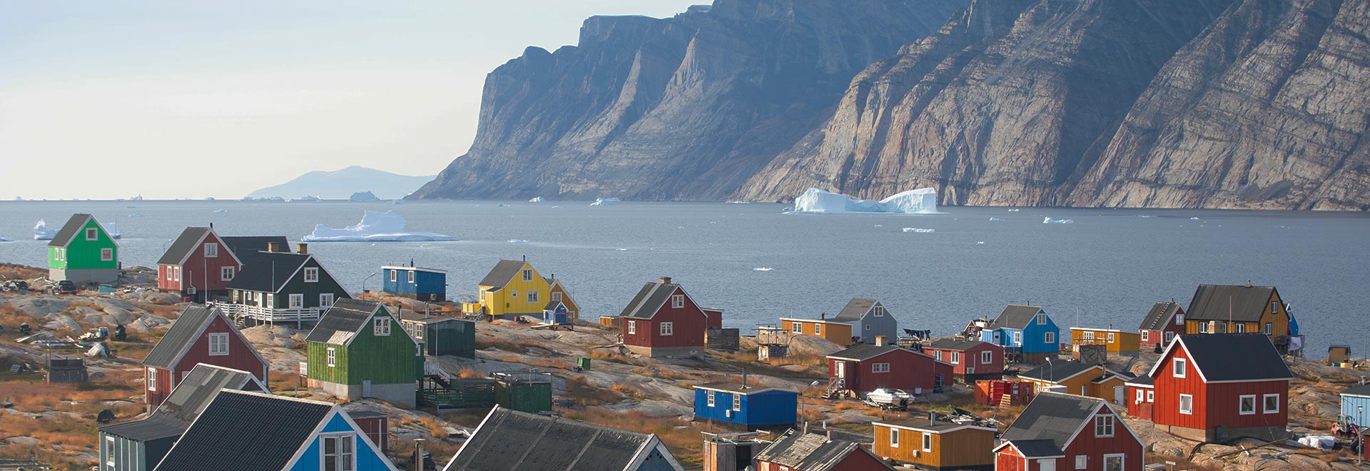 colourful houses of Greenland colourful houses of Greenland
