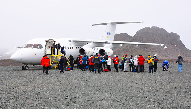 fly cruise to Antarctica