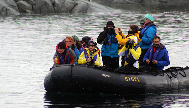 citizen science researchers in Antarctica
