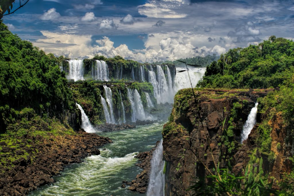 Iguazu Falls inspired national parks in Argentina and Brazil.