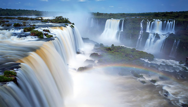 the mighty Iguazu Falls