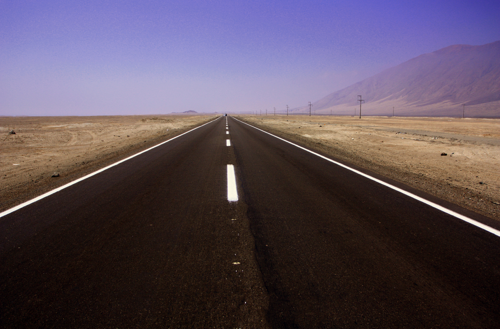 Pan Americana Highway between Peru and Panama.