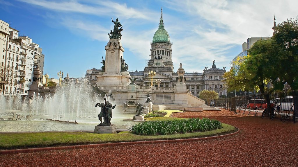 Buenos Aires, the National Congress building