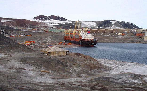 restocking McMurdo Station