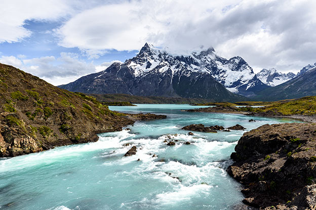 scenic landscape in Patagonia
