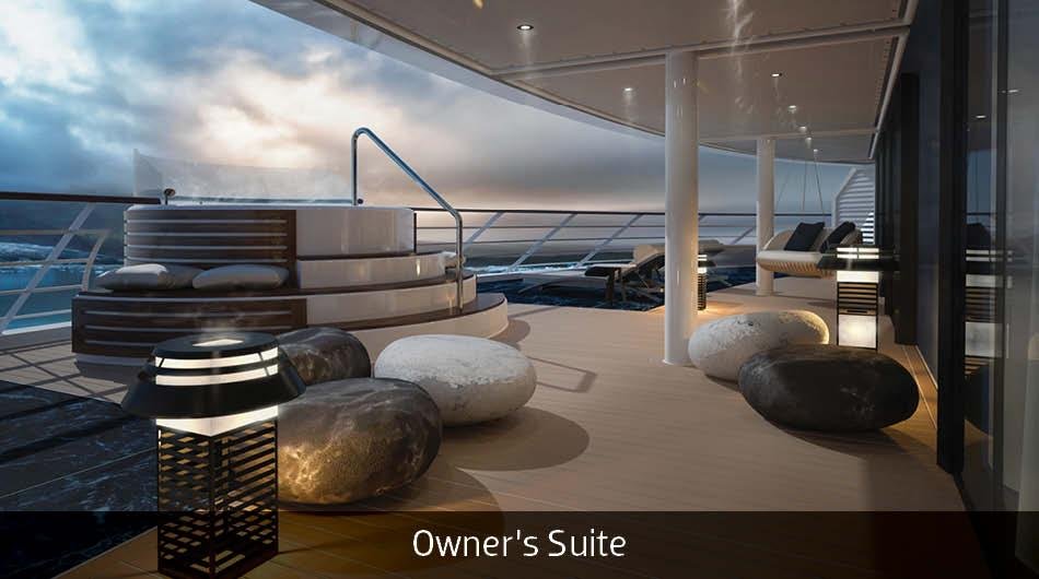 Le Commandant Charcot Owner's Suite Interior