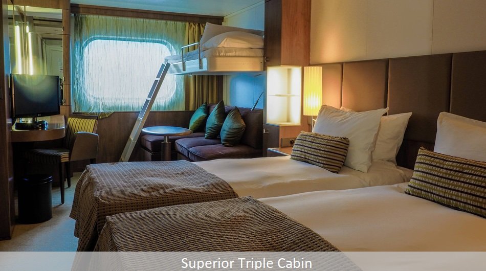 Superior Triple Cabin Interior