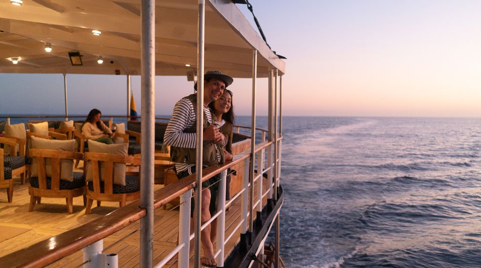 Evolution Galapagos Cruise Ship - Deck