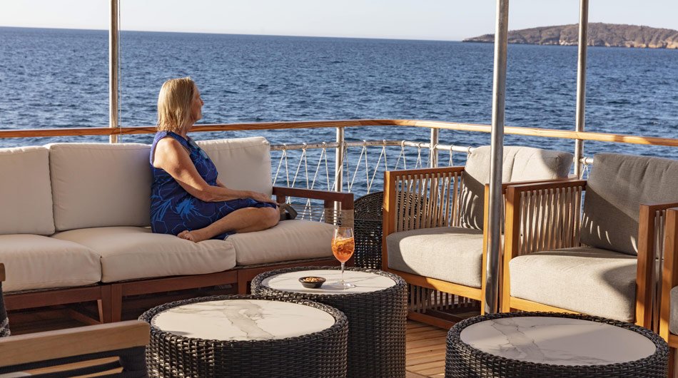 Grace Yacht, Galapagos Islands - Al Fresco Lounge