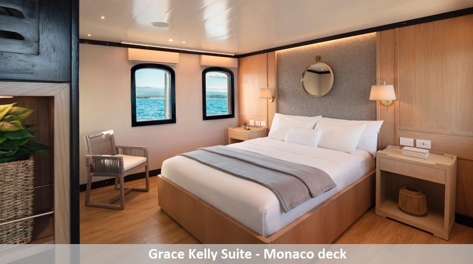 Grace Yacht, Galapagos Islands - Grace Kelly Suite