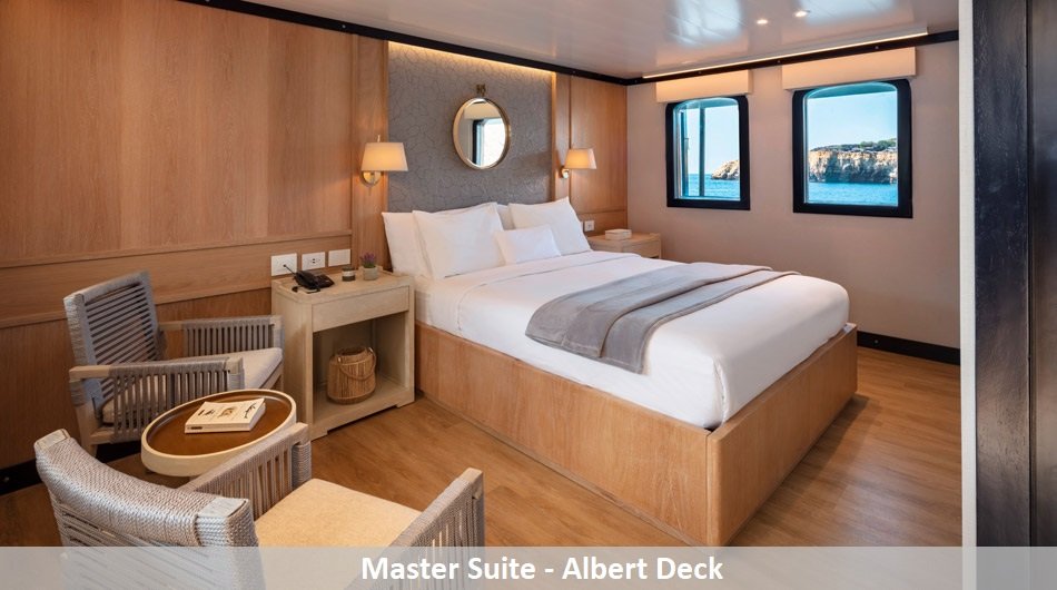 Grace Yacht, Galapagos Islands - Master Suite