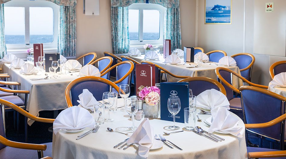 Dining Room onboard Ocean Nova