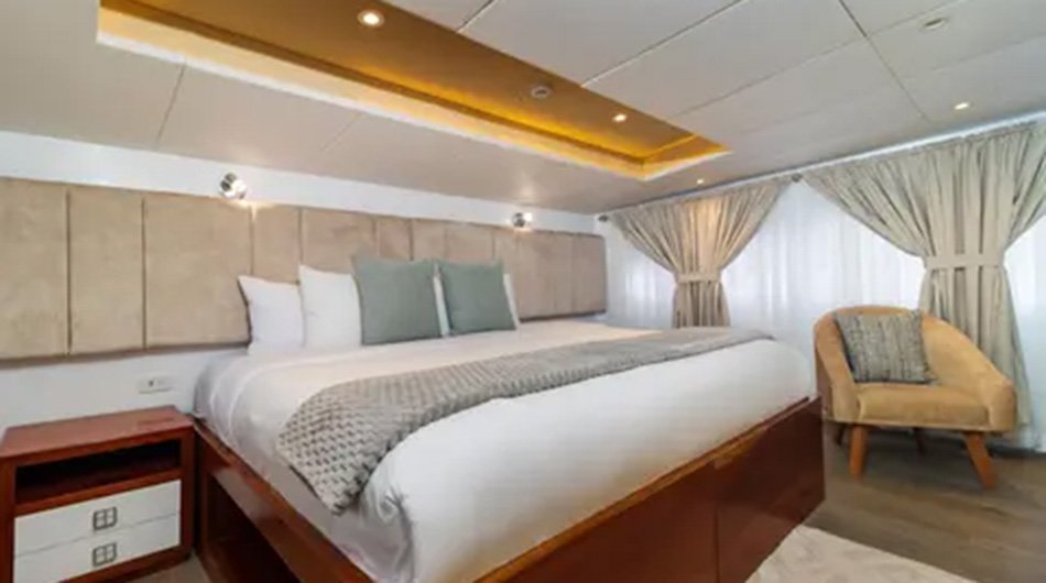 Grand Daphne Galapagos Cruise Yacht - Main Deck Suite 