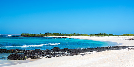 Las Bachas beach and departure