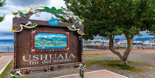 Arrive Ushuaia