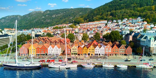 Embarkation in Bergen