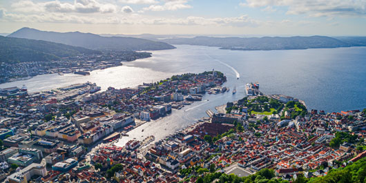 Arrive in Bergen
