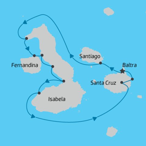 Ocean Spray 5 night cruise in the Galapagos Islands
