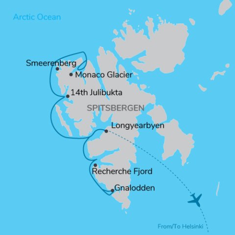 Svalbard-in-Spring map