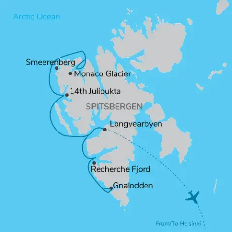 Svalbard-in-Spring map