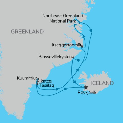 Map of Complete Greenland