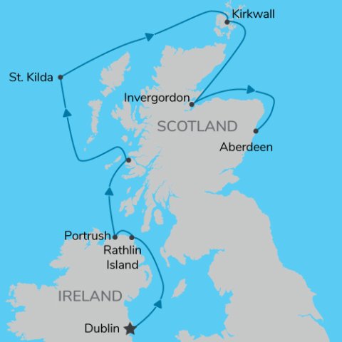 Map of Jewels of Scotland