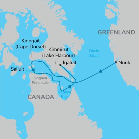 Heart of the Arctic map