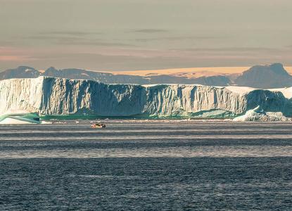 tabular iceberg in Arctic Greenland