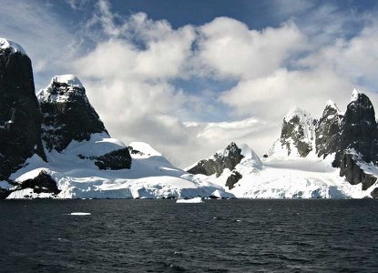 Panoramic view of Antarctica