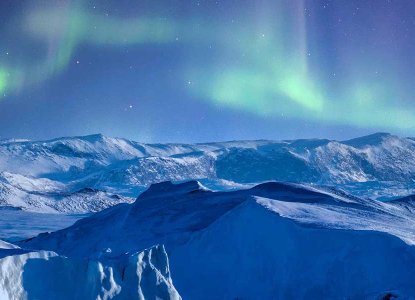 Northern lights in the Arctic