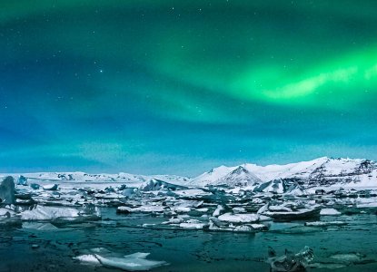 Northern lights in the Arctic