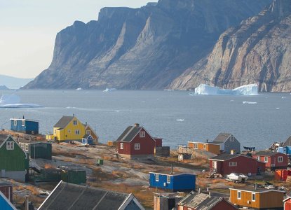 colourful houses of Greenland